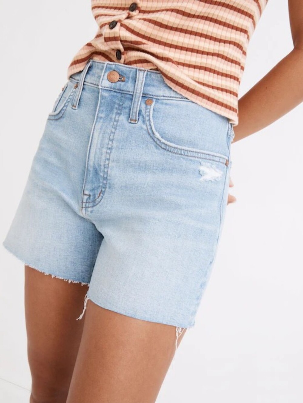 Madewell High Rise Denim Shorts (Littleton Wash) Size 10